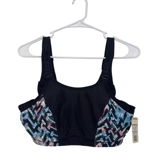 Glamorise Womens Plus Size 36C MagicLift Adjustable Support Sport Bra Multicolor - Picture 14 of 15